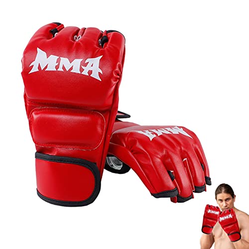 Tytlyworth Sparring-Handschuhe | Halbfinger-Punschhandschuhe | Halbfinger-Kickboxhandschuhe, geeignet für Taekwondo-Sparring, leichtes Training von Tytlyworth