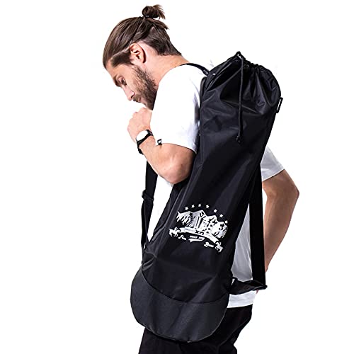 U/C Skateboard-Rucksack mit verstellbaren 2 Schultergurten, faltbar, wasserdicht, Skateboard-Tragetaschen für Reisen, schwarzes Nylon, elektrische Skaeteboard-Tasche U/C Skateboard-Rucksack mit verstellbaren 2 Schultergurten, faltbar, wasserdicht, Skateboard-Tragetaschen für Reisen, schwarzes Nylon, elektrische Skaeteboard-Tasche von U/C