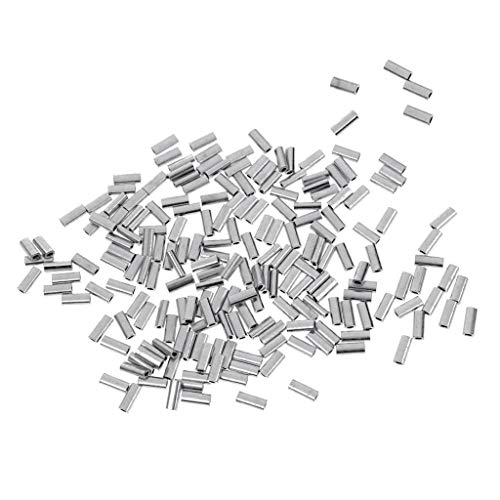 Mini-Quetschhülsen aus Metall für Angelschnur, 3 Größen, 1,0 mm, 1,2 mm, 1,5 mm, 200 Stück (1,5 mm) von U/D