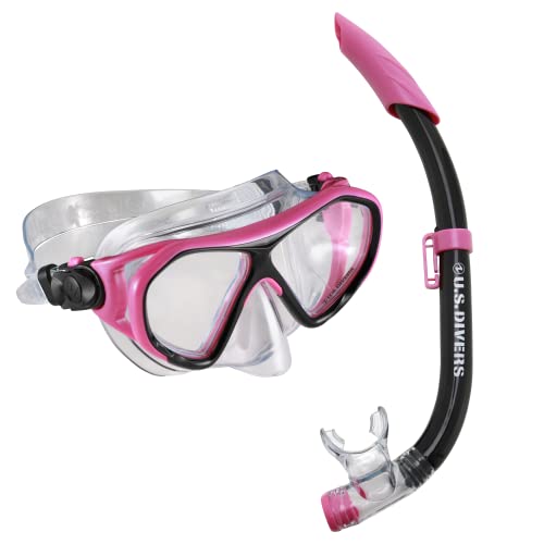 US.Divers Combo DORADO II JR - Tauchset, Maske und Schnorchel für Kinder ab 6 Jahren mit 180°Sicht, für Jungen und Mädchen, UV-Schutz, beschlagfreien und auslaufsicheren Gläsern, Schnorcheln US.Divers Combo DORADO II JR - Tauchset, Maske und Schnorchel für Kinder ab 6 Jahren mit 180°Sicht, für Jungen und Mädchen, UV-Schutz, beschlagfreien und auslaufsicheren Gläsern, Schnorcheln von U.S. Divers