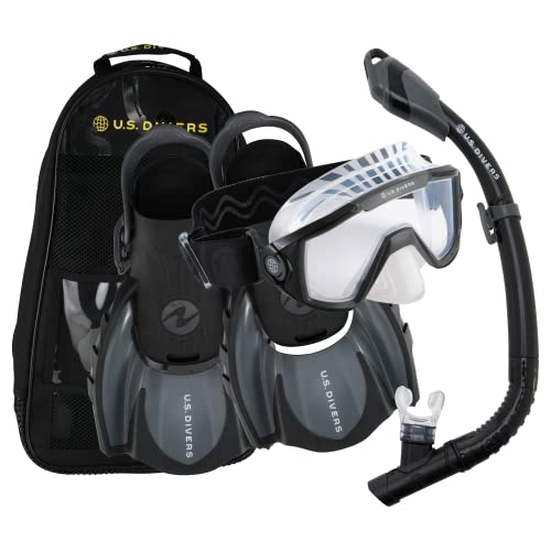 US.Divers Avila Set | Tauchausrüstung, Maske, Flossen und Schnorchel mit Ausblasventil für Erwachsene mit UV-Schutz, Antibeschlag- und Auslaufschutzgläsern, Wassersport, Schnorcheln, für Männer Frauen, Silikonmaske, verstellbare Flossen, Transporttasche US.Divers Avila Set | Tauchausrüstung, Maske, Flossen und Schnorchel mit Ausblasventil für Erwachsene mit UV-Schutz, Antibeschlag- und Auslaufschutzgläsern, Wassersport, Schnorcheln, für Männer Frauen, Silikonmaske, verstellbare Flossen, Transporttasche von U.S. Divers