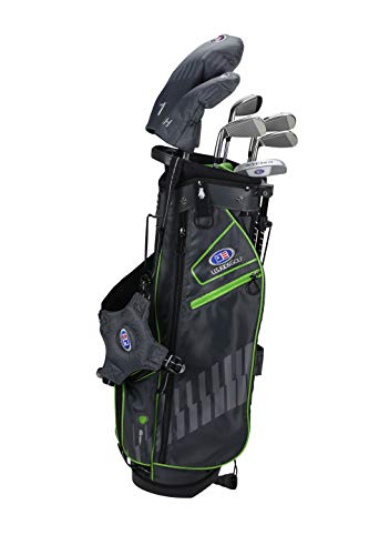 U.S. Kids Golf Ultra Light 2020 57 inch 5er Set mit Bag für Kinder und Jugendliche (100-168cm), Rechts- und Linkshänder, Grün/Grau, Normalgrip U.S. Kids Golf Ultra Light 2020 57 inch 5er Set mit Bag für Kinder und Jugendliche (100-168cm), Rechts- und Linkshänder, Grün/Grau, Normalgrip von US Kids Golf