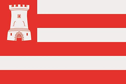 U24 Fahne Flagge Alkmaar (Niederlande) Bootsflagge Premiumqualität 20 x 30 cm von U24