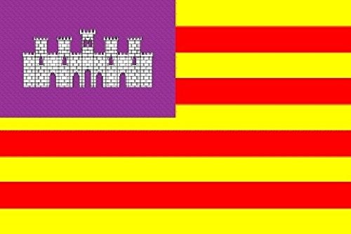 U24 Fahne Flagge Balearen Bootsflagge Premiumqualität 20 x 30 cm von U24