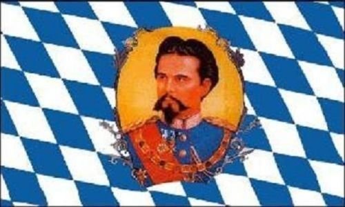 U24 Fahne Flagge Bayern König Ludwig II 60 x 90 cm U24 Fahne Flagge Bayern König Ludwig II 60 x 90 cm von U24