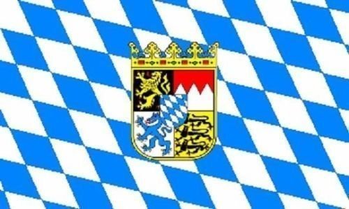 U24 Fahne Flagge Bayern mit Wappen 60 x 90 cm U24 Fahne Flagge Bayern mit Wappen 60 x 90 cm von U24