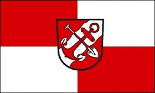 U24 Fahne Flagge Brunsbüttel Bootsflagge Premiumqualität 80 x 120 cm von U24