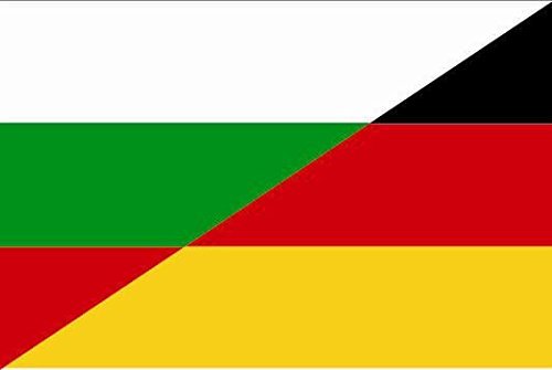 U24 Fahne Flagge Bulgarien-Deutschland Bootsflagge Premiumqualität 60 x 90 cm von U24