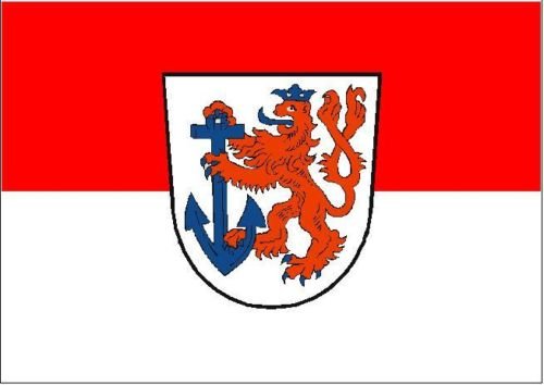 U24 Fahne Flagge Düsseldorf Bootsflagge Premiumqualität 20 x 30 cm von U24