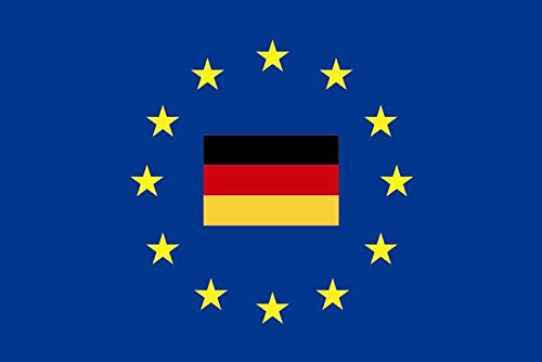 U24 Fahne Flagge Europa mit Deutschland Bootsflagge Premiumqualität 20 x 30 cm U24 Fahne Flagge Europa mit Deutschland Bootsflagge Premiumqualität 20 x 30 cm von U24