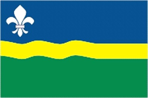 U24 Fahne Flagge Flevoland Bootsflagge Premiumqualität 20 x 30 cm von U24