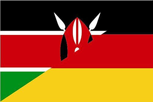 U24 Fahne Flagge Kenia-Deutschland Bootsflagge Premiumqualität 80 x 120 cm von U24