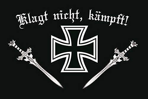 U24 Fahne Flagge Klagt Nicht kämpft Bootsflagge Premiumqualität 20 x 30 cm U24 Fahne Flagge Klagt Nicht kämpft Bootsflagge Premiumqualität 20 x 30 cm von U24