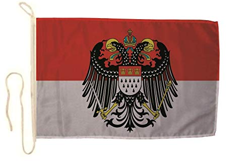 U24 Fahne Flagge Köln mit großem Wappen Bootsflagge Premiumqualität 20 x 30 cm U24 Fahne Flagge Köln mit großem Wappen Bootsflagge Premiumqualität 20 x 30 cm von U24