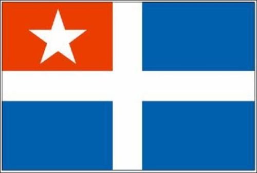 U24 Fahne Flagge Kreta Bootsflagge Premiumqualität 60 x 90 cm von U24
