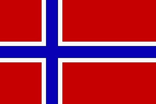 U24 Fahne Flagge Norwegen Bootsflagge Premiumqualität 20 x 30 cm von U24