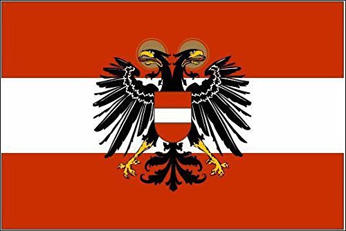 U24 Fahne Flagge Österreich 1934-38 Bootsflagge Premiumqualität 80 x 120 cm von U24