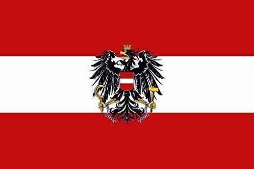 U24 Fahne Flagge Österreich mit Adler 60 x 90 cm von U24