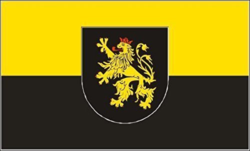 U24 Fahne Flagge Pfalz mit Wappen Bootsflagge Premiumqualität 80 x 120 cm von U24