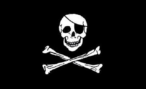 U24 Fahne Flagge Pirat Bootsflagge Premiumqualität 30 x 45 cm U24 Fahne Flagge Pirat Bootsflagge Premiumqualität 30 x 45 cm von U24