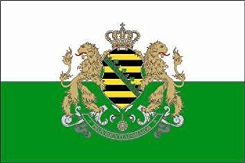 U24 Fahne Flagge Sachsen Königreich Bootsflagge Premiumqualität 40 x 60 cm U24 Fahne Flagge Sachsen Königreich Bootsflagge Premiumqualität 40 x 60 cm von U24
