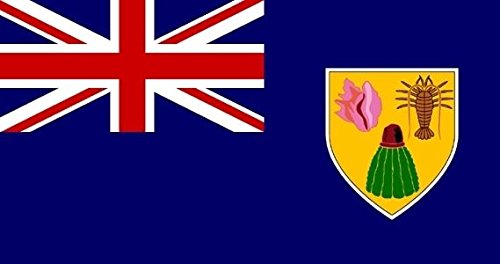 U24 Fahne Flagge Turks- und Caicos Inseln Bootsflagge Premiumqualität 30 x 45 cm von U24