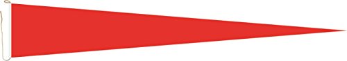 U24 Langwimpel Rot Fahne Flagge Wimpel 300 x 40 cm Premiumqualität von U24