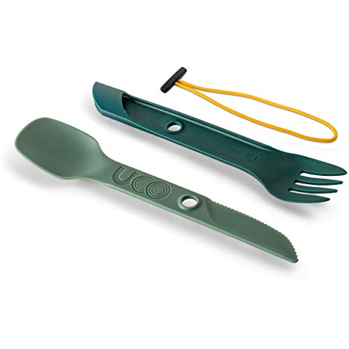UCO 2-teiliges Schalter-Göffel Camping-Löffel-Gabel-Messer-Utensilien UCO 2-teiliges Schalter-Göffel Camping-Löffel-Gabel-Messer-Utensilien von UCO