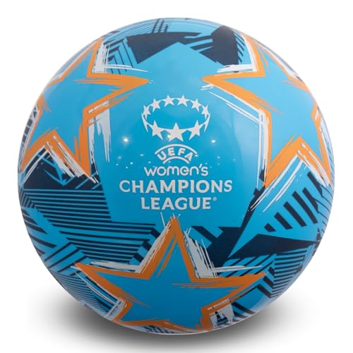 UEFA Offiziell Lizenziertes Frauen Champions League Spielball – 9 Zoll, PVC, Flyaway, Merchandise, Aufblasbar auf 9 Zoll, Sammlerstück für Kinder und Erwachsene, Tolle Fußball-Geschenkidee, Blau UEFA Offiziell Lizenziertes Frauen Champions League Spielball – 9 Zoll, PVC, Flyaway, Merchandise, Aufblasbar auf 9 Zoll, Sammlerstück für Kinder und Erwachsene, Tolle Fußball-Geschenkidee, Blau von UEFA