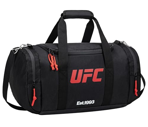 UFC Ultimate Fighting Championship - Offizielle Sporttasche, Schwarz, Polyester, 50 x 26 x 26 cm, 1 großes Hauptfach + 3 Taschen UFC Ultimate Fighting Championship - Offizielle Sporttasche, Schwarz, Polyester, 50 x 26 x 26 cm, 1 großes Hauptfach + 3 Taschen von UFC