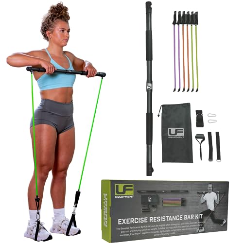 UFE Urban Fitness Resistance Bar Kit, weiß, Einheitsgröße von UFE