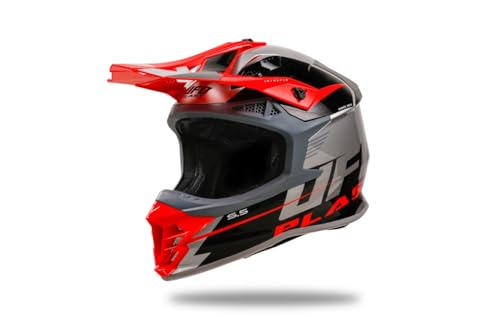 UFO PLAST Unisex – Erwachsene He13400#ebl Helm, grau, L von UFO PLAST