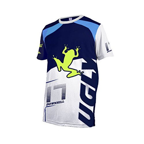 UGLY FROG 2019 Herren Mountainbike Downhill Freeride BMX Trikot Shirt Motocross Kurze Ärmel MTB/Downhill Cycling Jersey von UGLY FROG