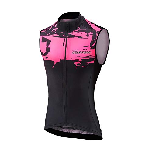 UGLY FROG Damen Radtrikot Schnelltrocknend Atmungsaktiv Fahrradtrikot Ärmellos Westen Sommer Stil UGLY FROG Damen Radtrikot Schnelltrocknend Atmungsaktiv Fahrradtrikot Ärmellos Westen Sommer Stil von UGLY FROG