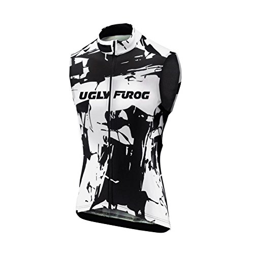 UGLY FROG Damen Radtrikot Schnelltrocknend Atmungsaktiv Fahrradtrikot Ärmellos Westen Sommer Stil UGLY FROG Damen Radtrikot Schnelltrocknend Atmungsaktiv Fahrradtrikot Ärmellos Westen Sommer Stil von UGLY FROG