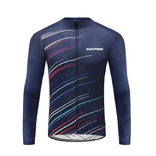 UGLY FROG MTB Thermo Fahrradtrikot Langarm Pro - Radtrikot - Winddicht - Atmungsaktiv - Wasserabweisend - Reflektoren - Full Zip Stock Discount von UGLY FROG