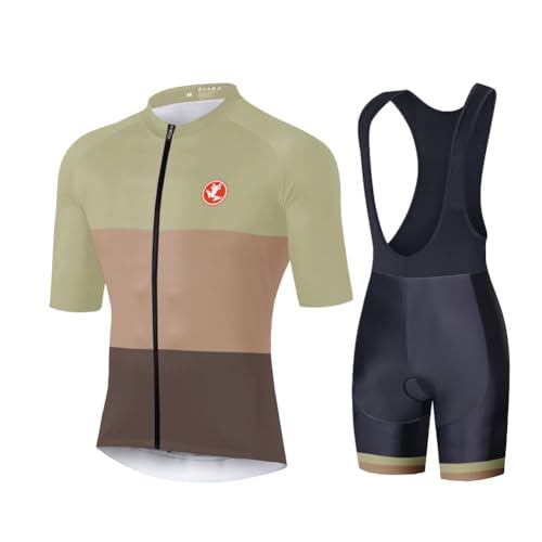 UGLY FROG Radfahren Kleidung Set Kurzarm Männer Radfahren Sommer Radfahren Für MTB Mit Atmungsaktivem Gel Gepolsterte Trägerhose von UGLY FROG