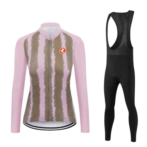 UGLY FROG Radsport Anzüge für Damen Radtrikot Set Langarm Fahrradjacke und Lange Radhose Winter Fahrradbekleidung Outdoor UGLY FROG Radsport Anzüge für Damen Radtrikot Set Langarm Fahrradjacke und Lange Radhose Winter Fahrradbekleidung Outdoor von UGLY FROG