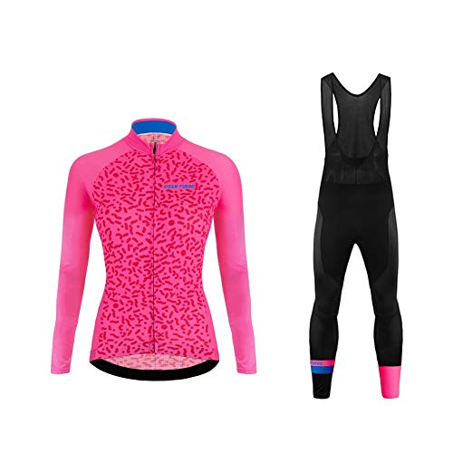 UGLY FROG Radtrikot Fahrradtrikot Fahrradbekleidung Damen Winter Thermisches Rad Trägerhose Radhose für Damen Top Outdoor Sports Radfahren Hose Fahrrad Thermo Lange Hosen Radlerhose Bibtights von UGLY FROG