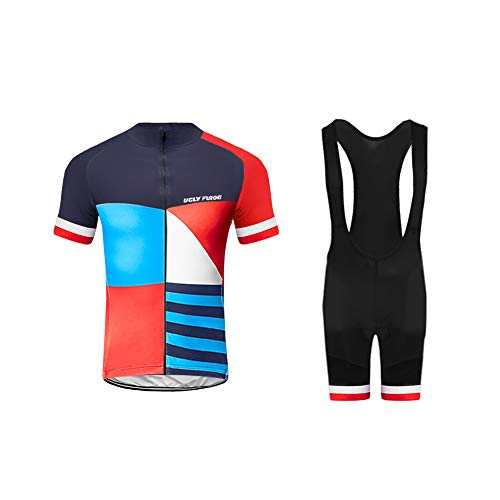 UGLY FROG Radtrikot Fahrradtrikot Fahrradbekleidung Herren Frühling Rad Trägerhose Radhose für Männer Top Outdoor Sports Radfahren Hose Fahrrad Gemütlich Kurze Hosen Radlerhose Bibtights von UGLY FROG