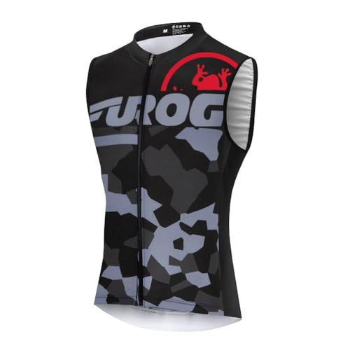 UGLY FROG Rennrad Atmungsaktiv Fahrradweste Radweste Laufweste Reflektierende Weste Sommer/Frühling Ärmellos Sport Mantel Jacke für Laufen Fahrrad Sport DEHerMJV01 von UGLY FROG