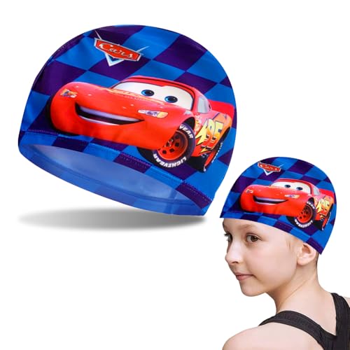 Badekappe Kinder, Unisex Stoff-Badekappe, Cars Cartoon Thema, Schwimmkappe Kinder 2-12Jahre, Weiche und Strapazierfähige Schwimmkappe sind für alle Wasseraktivitäten Geeignet Badekappe Kinder, Unisex Stoff-Badekappe, Cars Cartoon Thema, Schwimmkappe Kinder 2-12Jahre, Weiche und Strapazierfähige Schwimmkappe sind für alle Wasseraktivitäten Geeignet von UHDS
