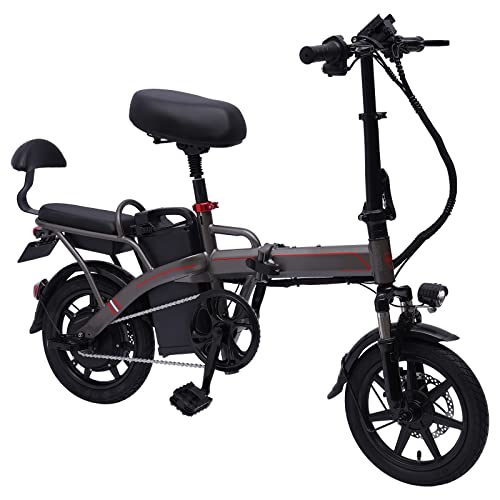 UHDUIG E-Bike Foldable 14inch with Motor üBerschrift Von 25km Pro Stunde Removable Lithium Battery City E-Bike Fahrradmodus Elektrischer UnterstüTzungsmodus Und Reiner Elektrischer Modus von UHDUIG