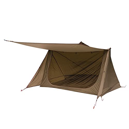 UHJKLA Campingzelt 3-Jahreszeiten-Zelt Ultraleichtes Zelt im Shelter-Stil für Bushcrafter, Survivalisten, Camping, Wandern von UHJKLA