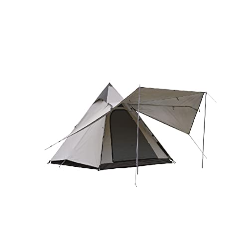 UHJKLA Campingzelt Aluminium Automatische Stange Outdoor Camping Indisches Pyramidenzelt Sonnenschutz Sonnenschutz Wasserdicht Kirchturm Doppelschichten von UHJKLA