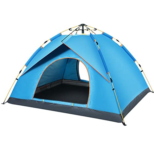 UHJKLA Campingzelt Großes automatisches, schnell zu öffnendes Pop-Up-Außenzelt für Familiencamping, Wandern, Reisen von UHJKLA