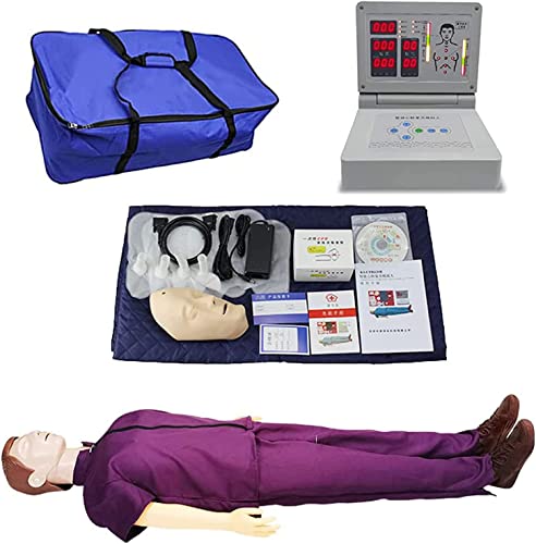 Ganzkörper Cardio Pulmonal Resucitation Model Simulator 170 Cm Erwachsener Ganzkörpertraining Manikin Erste -Hilfe -Trainingsmodell Mit Spracheingabeaufforderung Und Druckfunktion 3 Betriebsmodi von UIGJIOG