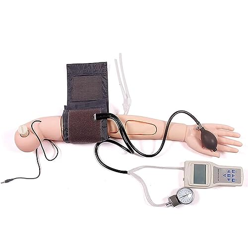 UIGJIOG Armsimulator Fortgeschrittener Arm-Blutdruckmess-Trainingssimulator Pflegemodell Blutdruck-Trainingsschaufensterpuppen Für Die Patientenaufklärung Und -Lehre von UIGJIOG