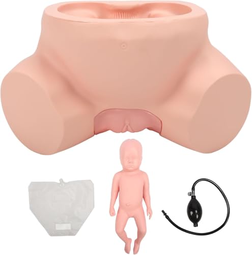 UIGJIOG Childbirth Model Training Simulator Midwifery Training Simulator Childbirth Demo Female Pelvic Fetus Model Normal Abnormal Fetal Position Delivery Manikin Teaching Model von UIGJIOG