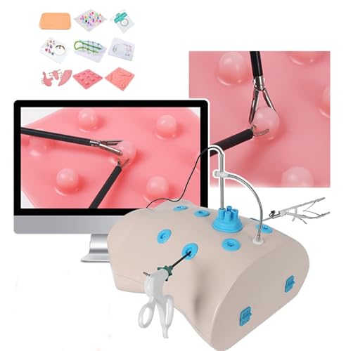 UIGJIOG Faltbare Tragbare Trainingsbox 10 Trainingsmodule 4 Chirurgische Werkzeuge Laparoscopic Trainer Simulator Laparoscopic Single Orifice Highly Biomic Laparoscopic Training Box UIGJIOG Faltbare Tragbare Trainingsbox 10 Trainingsmodule 4 Chirurgische Werkzeuge Laparoscopic Trainer Simulator Laparoscopic Single Orifice Highly Biomic Laparoscopic Training Box von UIGJIOG